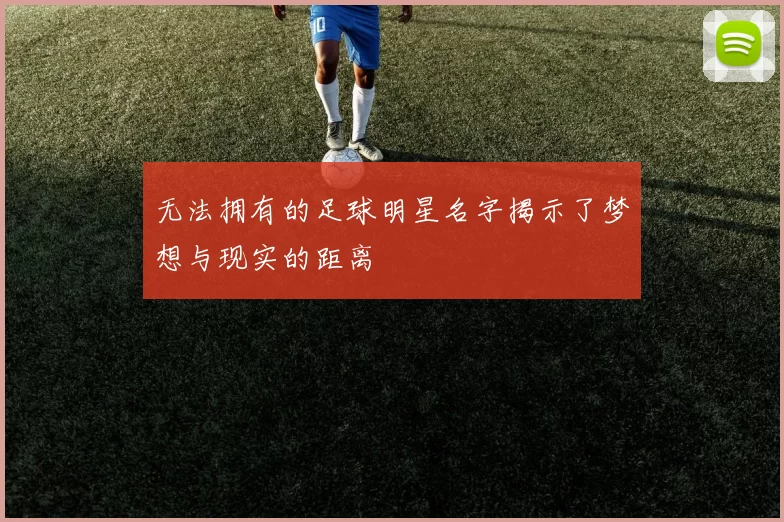 无法拥有的足球明星名字揭示了梦想与现实的距离