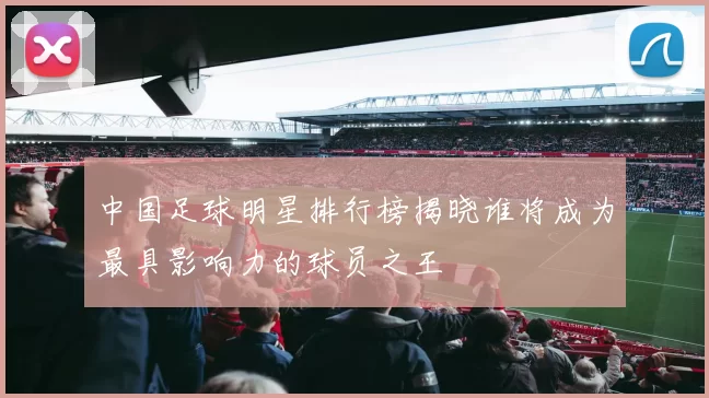 中国足球明星排行榜揭晓谁将成为最具影响力的球员之王