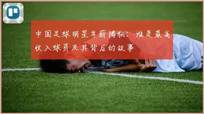 中国足球明星年薪揭秘：谁是最高收入球员及其背后的故事